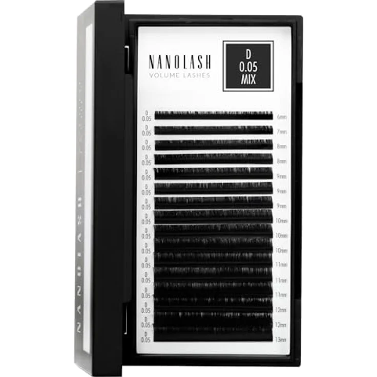 Nanolash Volume Lashes künstliche Wimpern 0.05 D 6-13mm 1 St. – Bild 1