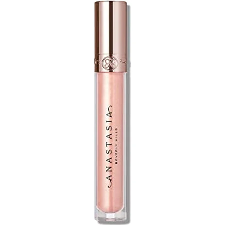 Anastasia Beverly Hills Shimmer Lip Gloss, Lippenpflege mit glamourösem Glanz, 4,8 ml in warmen Nude-Tönen – Bild 2