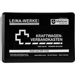 Leina-Werke 10002 KFZ-Verbandkasten Standard, Schwarz/Weiß