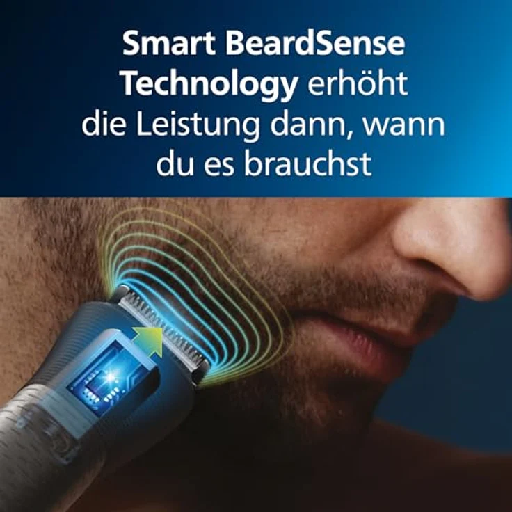 Philips Multigroom Serie 9000 MG9530/15, 13-in-1 Barttrimmer und Haarschneider, wasserfest, 27 Längenschritte, ergonomischer Griff, Schnellladung – Bild 4