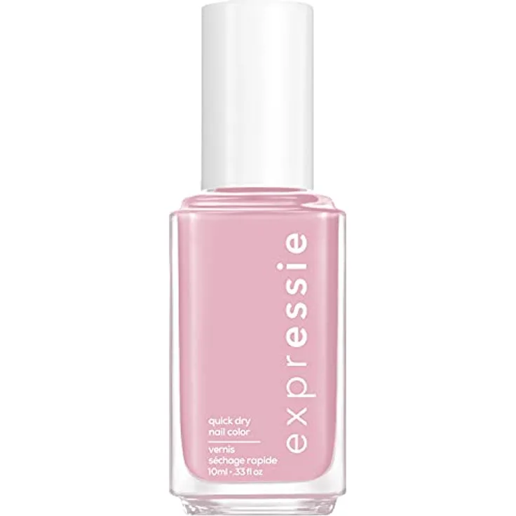 Essie Schnelltrocknender Nagellack „expressie“, Nr. 210 throw it on, Violett, Vegane Formel, 10 ml