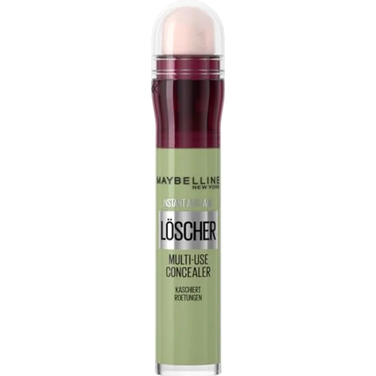MAYBELLINE Maybelline New York Instant Anti-Age Löscher Color Corrector Concealer, grün, 6.8 ml - ultra-einfache Farbkorrektur für einen ebenmäßigen Teint – Bild 1