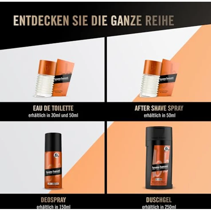 Bruno Banani Absolut Man Shower Gel 250ml, 2024 Version - Sinnlich-maskuliner Männerduft, 3-in-1 Shower Gel – Bild 5