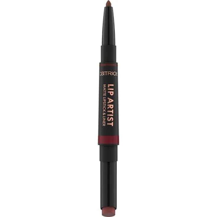 Catrice Lip Artist Matte Lipstick & Liner, Nr. 040, Rot, hochpigmentiert, farbintensiv, matt, vegan, ohne Parfüm, ölfrei, ohne Alkohol, 1er Pack (1.74g)