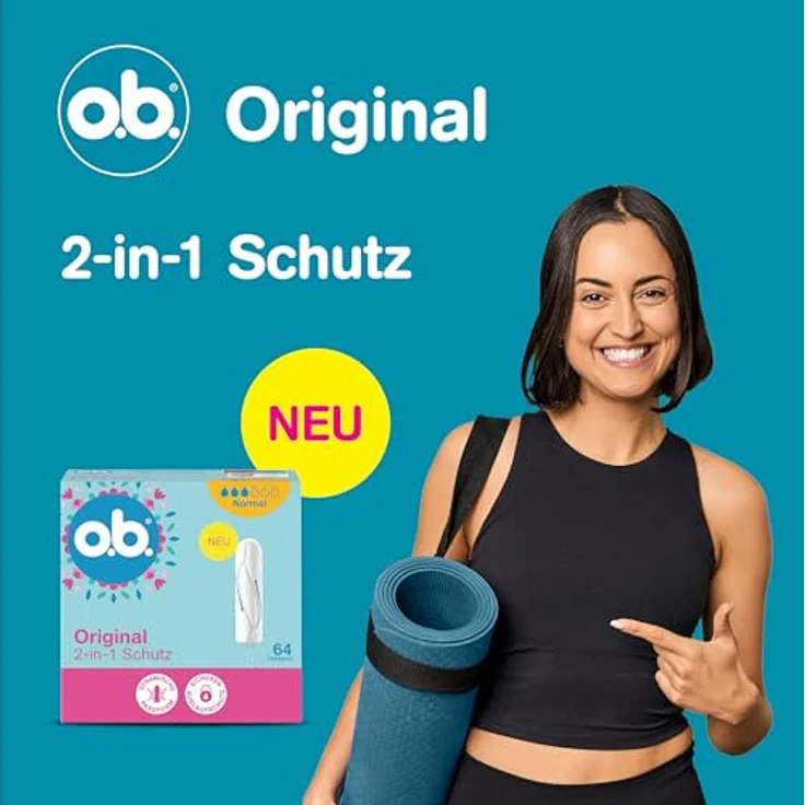 o.b. Original Ultra 2-in-1-Schutz Tampons, 32 Stück, mit Dynamic Fit-Technologie und bis zu 100% Auslaufschutz – Bild 2