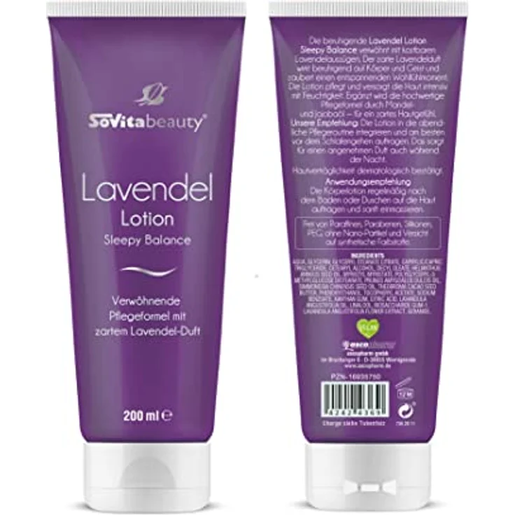 Lavendel Lotion | beruhigende Wirkung auf Körper & Geist | 200 ml – Bild 3