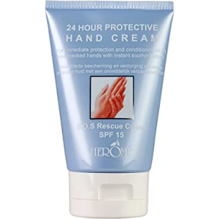 Herome 24H Protective Handcreme (Hand Cream) - Schützt (SPF 15) und Pflegt Sehr Trockene Und Rissige Hände Für 24 Stunden. Sorgt für ein samtweiches Hautgefühl. - 80ml.