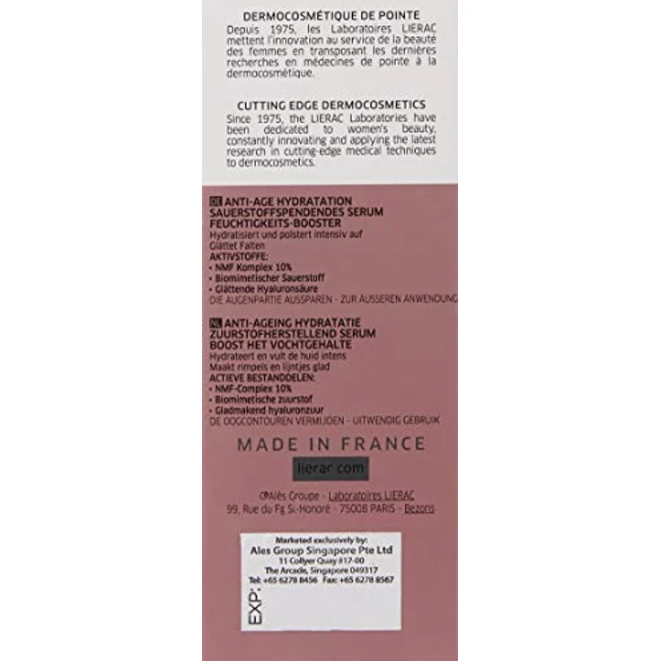 Lierac Hydragenist Sérum Hydratant Oxygénant Repulpant 30 ml – Bild 3