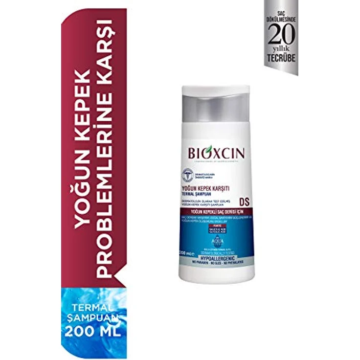 BIOXCIN Bioxcin Anti-Schuppen Intensive Thermal Shampoo, 200ml - Gegen starke Schuppenbildung & Juckreiz, mit Octopirox®, Zink & Thermalwasser – Bild 5
