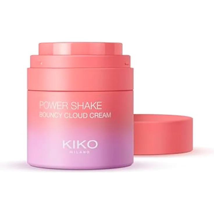 KIKO Milano Power Shake Bouncy Cloud Cream, aufhellendes Creme-Gel mit feuchtigkeitsspendender Wirkung, 50 ml