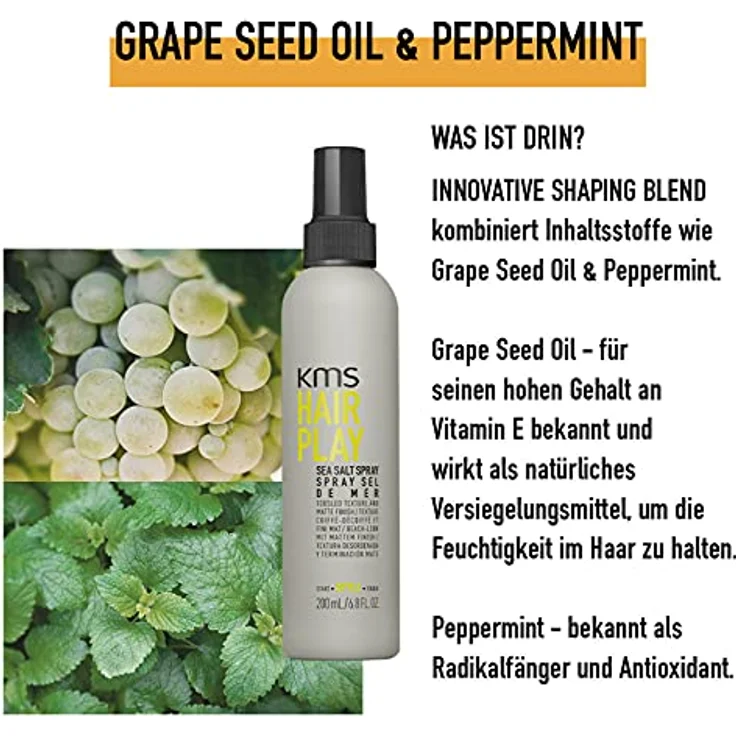 KMS Hair Play Sea Salt Spray 200 ml – Bild 3