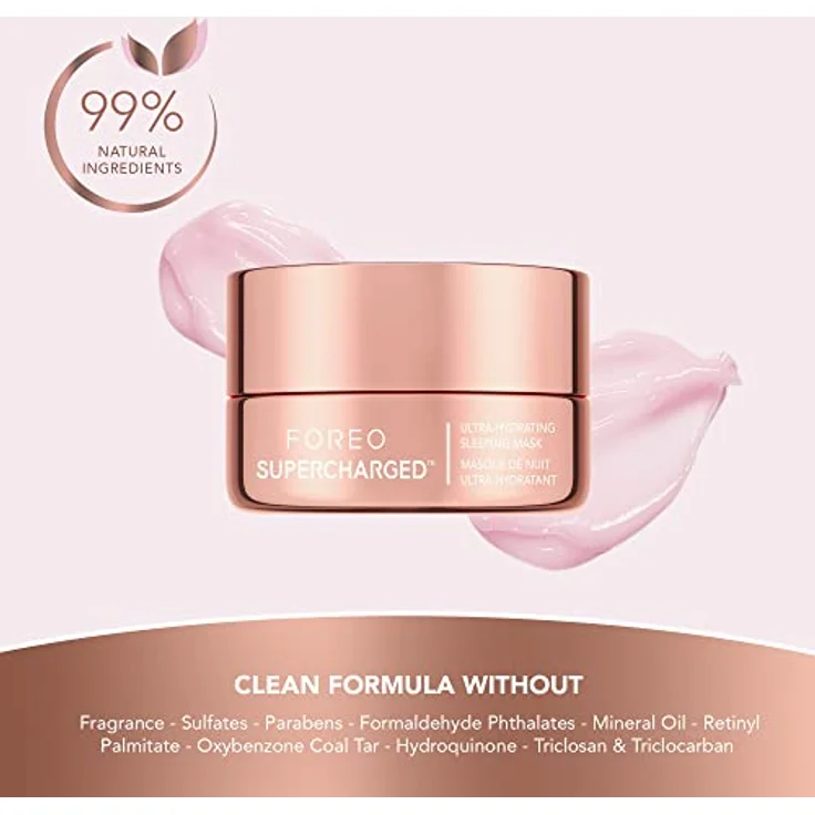 Foreo SUPERCHARGED Nachtmaske – Feuchtigkeitscreme Nacht – Hyaluronsäure und Polyglutaminsäure - Verjüngend – Vegan – 15 ml – Bild 5