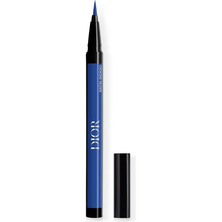 DIOR Diorshow Liquid Liner, wasserfester Flüssig-Eyeliner im Stift, Farbton 181 Satin Indigo, 0.55 ml