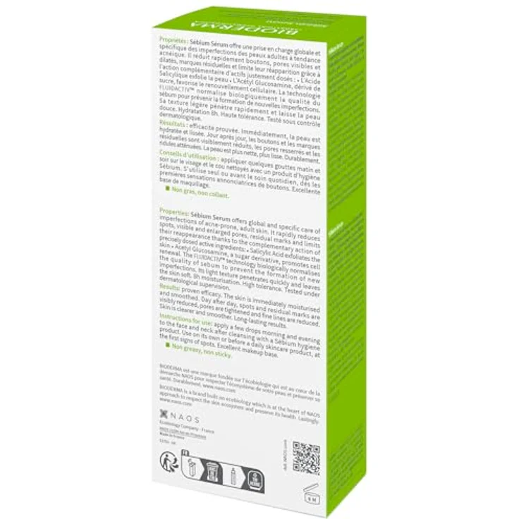 Bioderma Sebium Serum 30 ml, Glättungsmittel gegen Hautunreinheiten – Bild 3