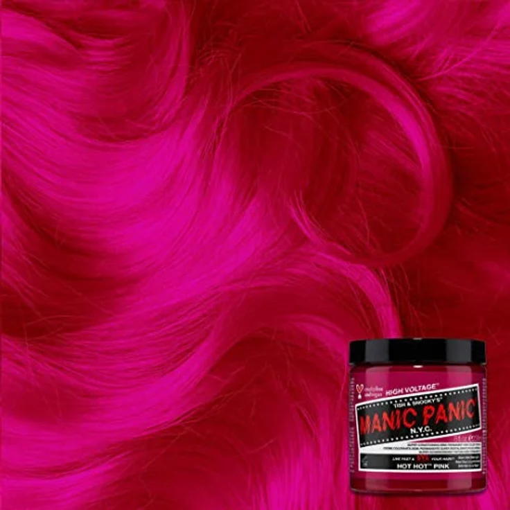 MANIC PANIC Hot Hot Pink Haarfarbe Classic Line, 237 ml - hochintensive semipermanente Färbung – Bild 3