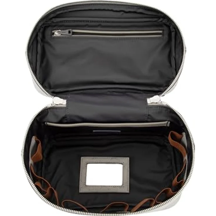 Joop! Damen WashBag Cortina 1.0 Flora, eleganter Kulturbeutel in Frost Gray mit optimalem Stauraum – Bild 4