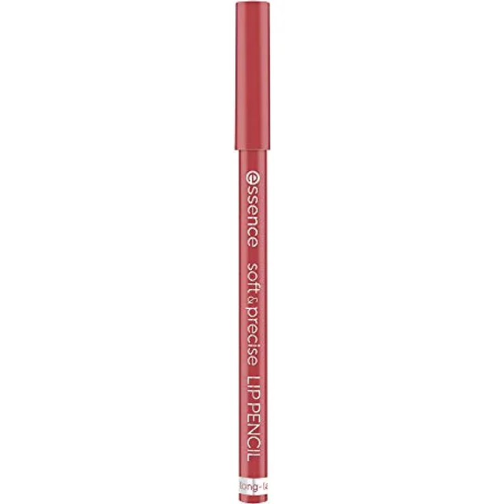 essence soft & precise LIP PENCIL, Lippenkonturenstift, weich & präzise, langanhaltend, Nr. 02 happy, rot, langanhaltend, farbintensiv, natürlich, vegan, Nanopartikel frei (0,78g) – Bild 2