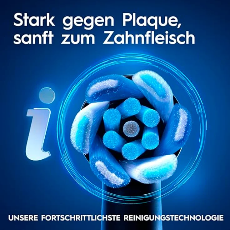 Oral-B iO Series 9 Plus Edition Doppelpack Elektrische Zahnbürste mit 7 Putzmodi, 4 Aufsteckbürsten, Lade-Reiseetui, designed by Braun, black onyx/rose quartz – Bild 15