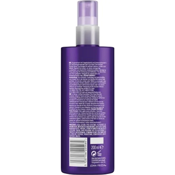 John Frieda Haarpflege Frizz Ease Traumlocken Tägliches Styling Spray 200 ml – Bild 2