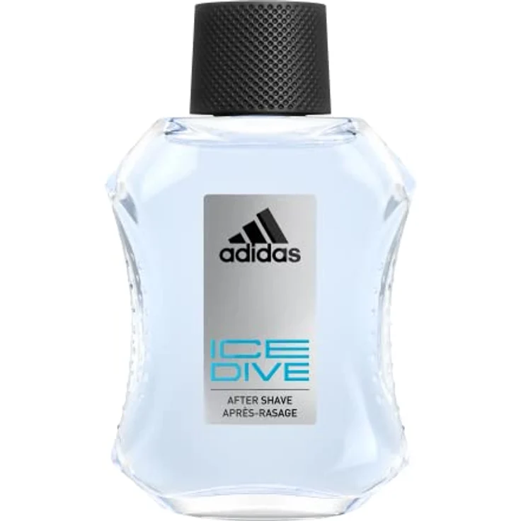 adidas Ice Dive After Shave, langanhaltender Duft mit belebender Zitrusnote und aromatischem Patschuli, 100 ml – Bild 1