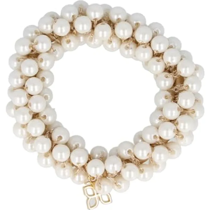 PARSA BEAUTY Haargummi mit Perle, Elegantes Accessoire für besondere Anlässe, 1 Stück