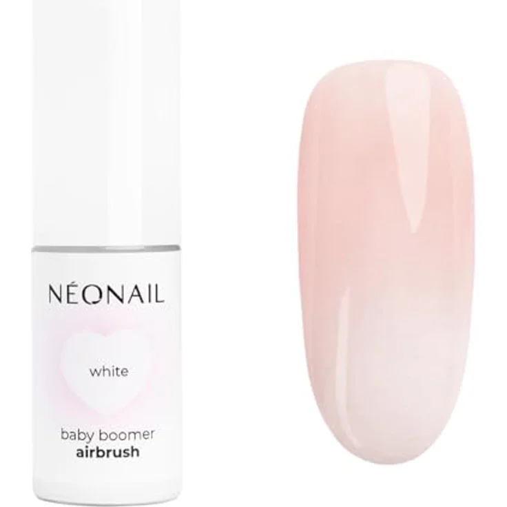 NEONAIL Baby Bloomer Airbrush Nagellack, 5 g, weiß, hochpigmentierte Formel für perfekte Nägel – Bild 1
