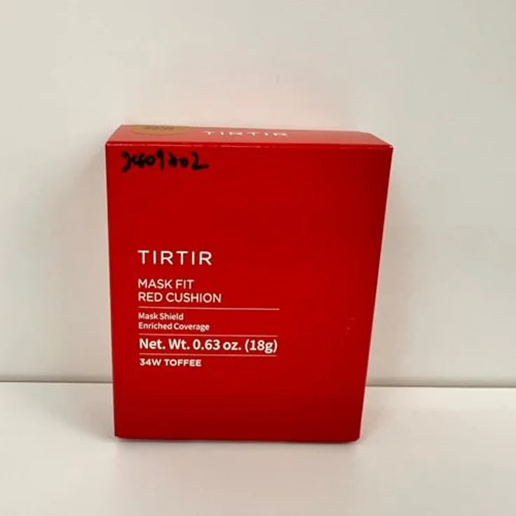 TIRTIR Mask Fit Red Cushion, langanhaltendes Make-up im Schwämmchen, Farbton 34W Toffee, 18 g – Bild 2