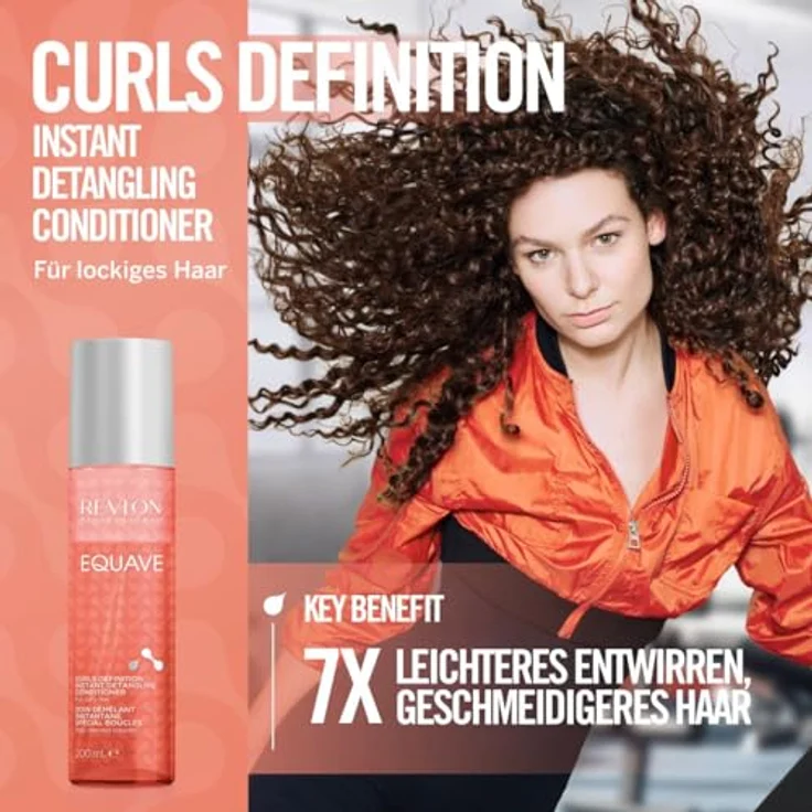 Revlon Professional Equave Curls Definition professioneller, entwirrender Zwei-Phasen Conditioner für lockiges Haar, 200ml – Bild 2