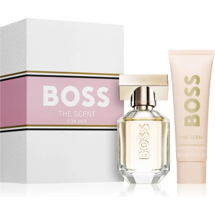 Hugo Boss BOSS The Scent for Her, Damen-Duftset mit Eau de Parfum 30 ml und Bodylotion 50 ml