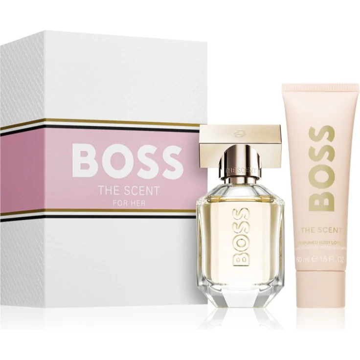 Hugo Boss BOSS The Scent for Her, Damen-Duftset mit Eau de Parfum 30 ml und Bodylotion 50 ml