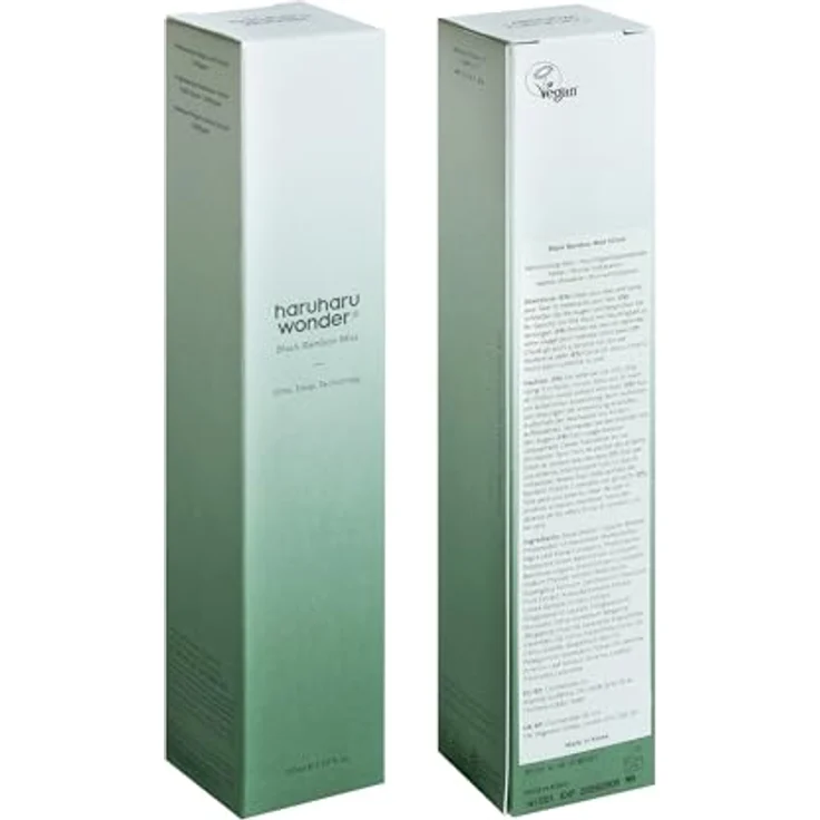Haruharu Wonder Black Bamboo Mist 150ml, Feuchtigkeitsspendendes Gesichtsspray mit kühlender Wirkung für gereizte Haut – Bild 7