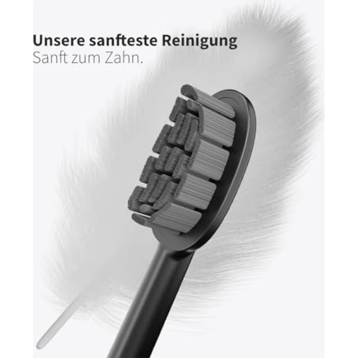 Zahnheld Gero Bürstenköpfe Soft, Weich elektrische Schall Zahnbürste schwarz 3 Stück – Bild 3