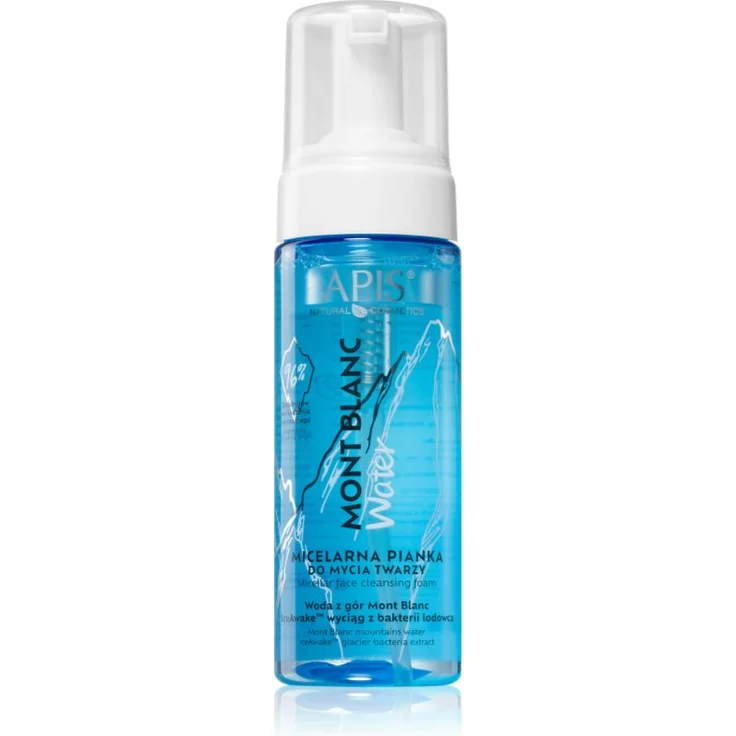 Apis Natural Cosmetics Mont Blanc, reinigendes Mizellenwasser mit tiefenwirksamer Porenreinigung, 150 ml