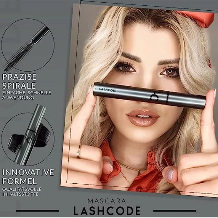 Lashcode Mascara Black 10 ml – Bild 3