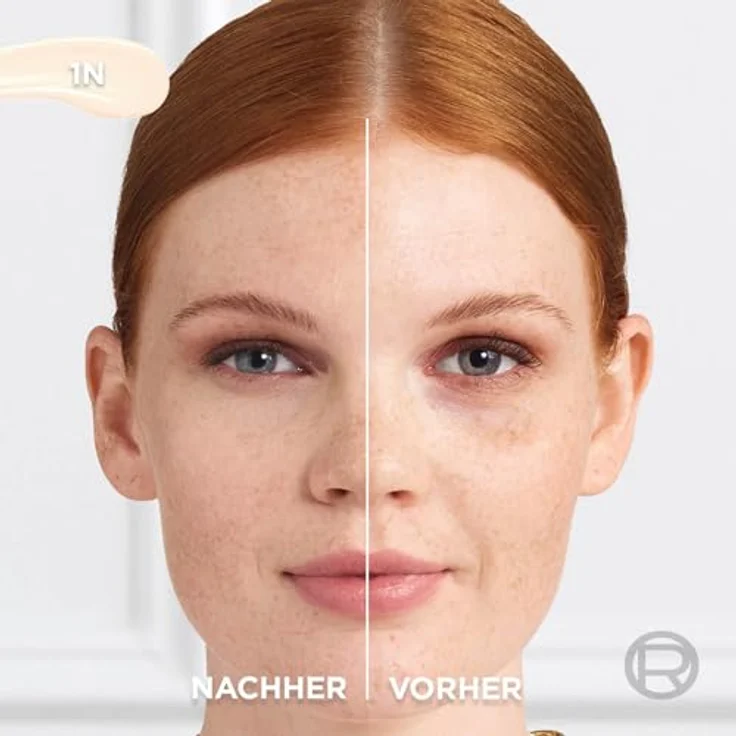 L'Oréal Paris True Match Radiant Serum Concealer 1N, 11 ml - Feuchtigkeitsspendend mit Hyaluronsäure und Koffein, für ein natürliches Strahlen – Bild 2