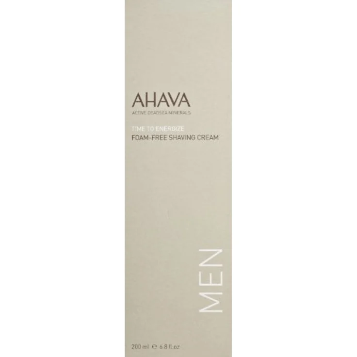 AHAVA Time To Energize - Men Foam-Free Shaving Cream 200 ml mit pflegender Wirkung für alle Hauttypen – Bild 2