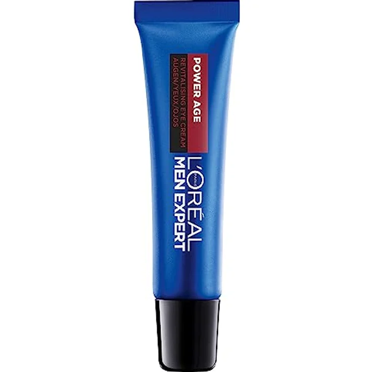 L'Oréal Paris Men Expert Anti Aging Augencreme für Männer, Augenpflege mit Hyaluronsäure geeignet für müde und matte Haut, Power Age, 1 x 15 ml – Bild 2