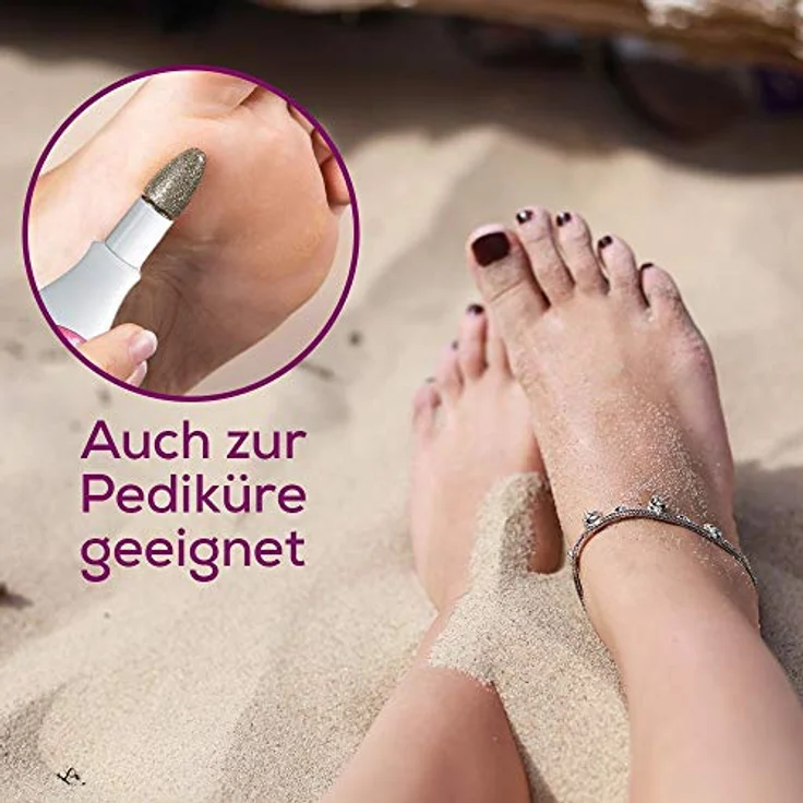 Beurer MP 44 Set Maniküre & Pediküre Polierfilz LED-Licht Nagelpflege-Set – Bild 5