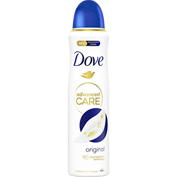 Dove Advanced Care Anti-Transpirant Deo-Spray Original schützt 72 Stunden vor Körpergeruch und Achselnässe mit Skin Hydration Technology 150 ml 1 Stück – Bild 1