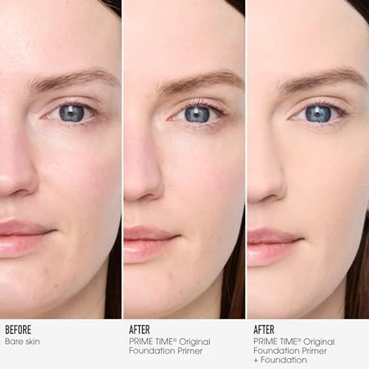 bareMinerals Prime Time Pore-Minimizing Foundation Primer, 15 ml mit samtiger Gel-Textur für minimierte Poren und natürlichen Filter-Effekt – Bild 2
