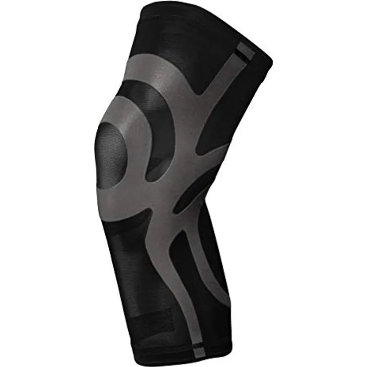 Antar AT53040 XL Knie Bandage mit Tapes, XL, schwarz, 80 g - Flexible und atmungsaktive Bandage mit Silikonband für zusätzliche Kompression