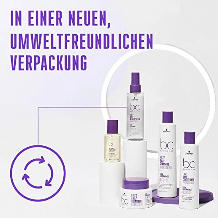 Schwarzkopf Professional BC Bonacure Frizz Away Shampoo 1000 ml – Bild 3