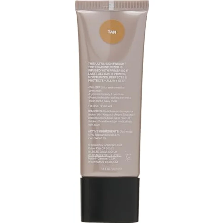 Smashbox Halo Healthy Glow All-in-One Tinted Moisturizer SPF 25, tönende Feuchtigkeitscreme mit aufhellender Wirkung, Farbton Tan, 40 ml – Bild 2