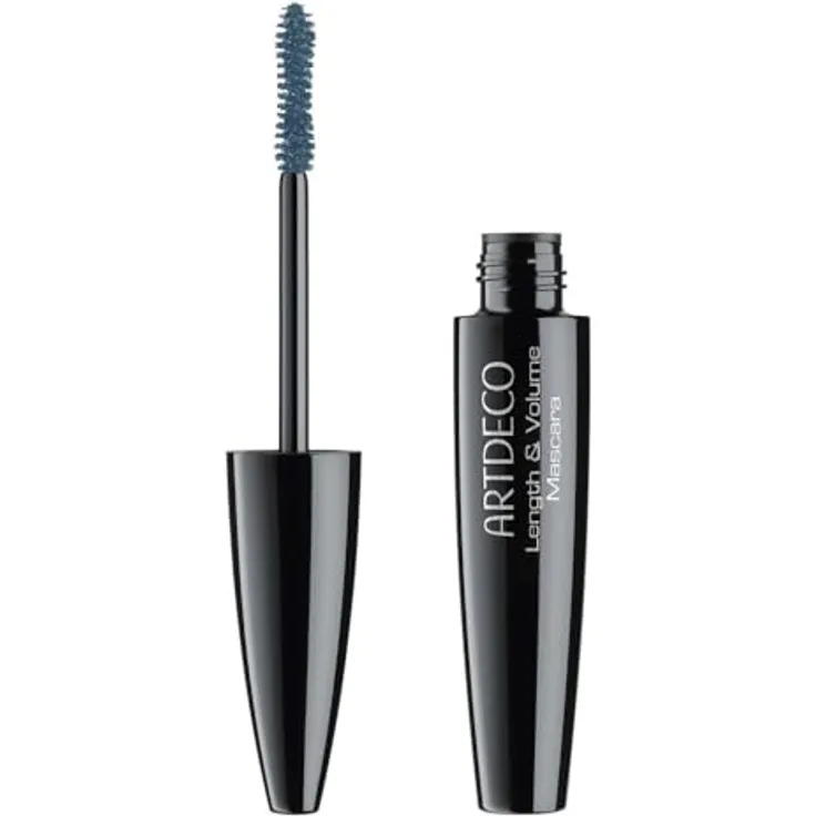ARTDECO Length & Volume Mascara - Wischfeste Mascara für extra lange Wimpern, langanhaltend, schnelltrocknend - Blau - 1 x 12 ml