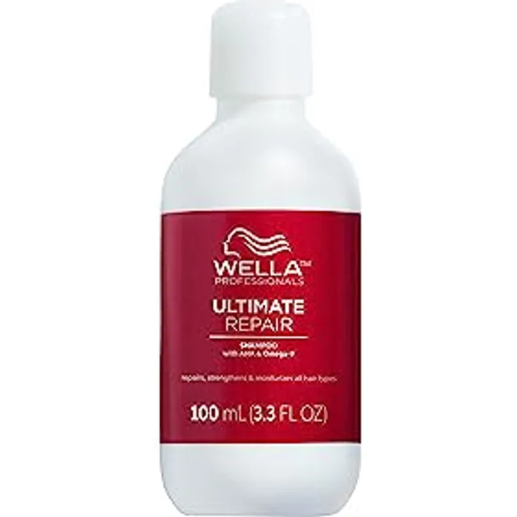 Wella Professionals Ultimate Repair Shampoo zur Tiefenreinigung – sulfatfreies Shampoo mit Metal-Purifier-Technologie gegen Schadstoffe – Feuchtigkeitsshampoo mit luxuriösem Duft – 100 ml