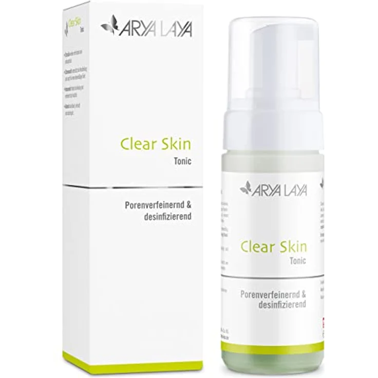 Arya Laya Clear Skin Tonic, 125 ml: Erfrischendes Gesichtswasser mit Zitronenduft für fettige & unreine Haut, vegan – Bild 5