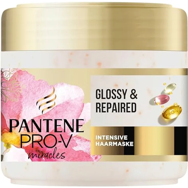 Pantene Pro-V Colour Gloss Haarmaske mit Biotin 300ml für Gefärbtes, Trockenes, Geschädigtes Haar - Repariert Farbschäden und verleiht Spiegelglanz