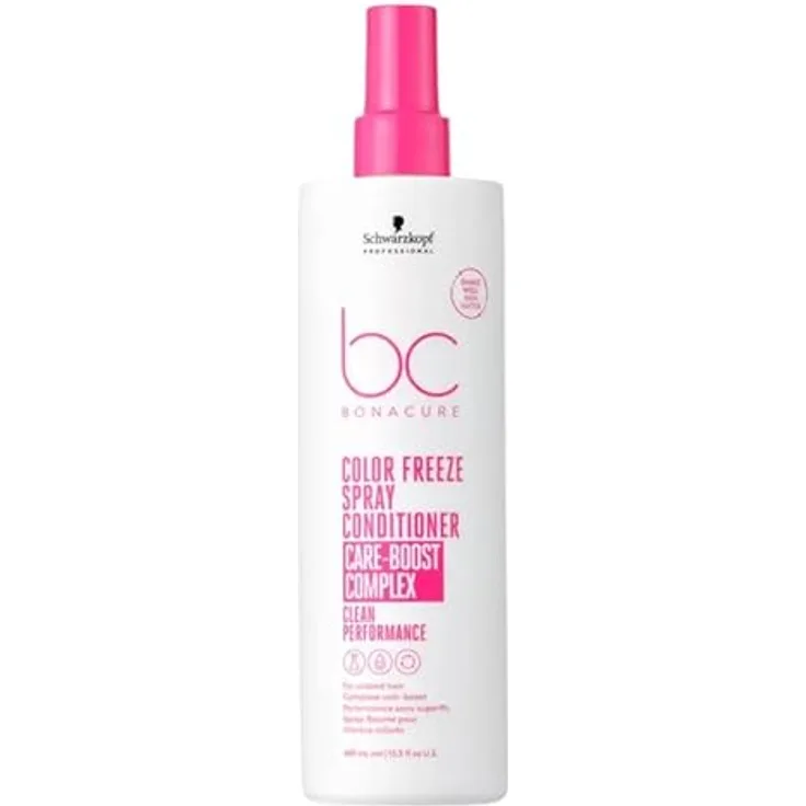 Schwarzkopf Professional BC Color Freeze Spray Conditioner, 400ml mit Farbschutz und Glanzverstärkung