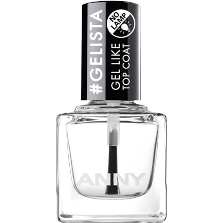 ANNY Gelista Gel Like Top Coat, Top Coat mit Gel-Look, langanhaltend und schnelltrocknend, 15 ml – Bild 1