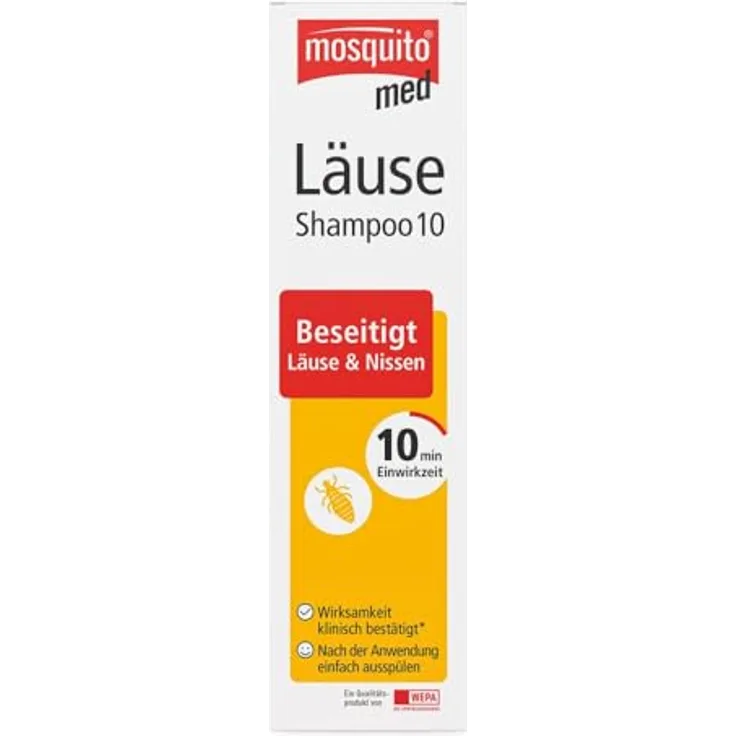 wepa mosquito med Läuse-Shampoo, rezeptfreies 100 ml Shampoo gegen Läuse